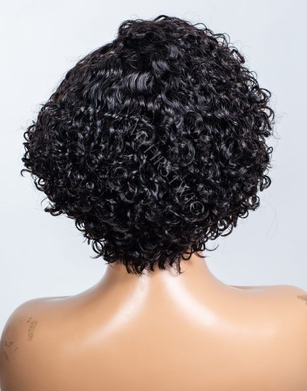 8'' Pre-Styled Pixie Cut Curly Wigs for Summer - Wigtrends