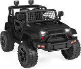 Best Choice Products 12V Kids Ride On Truck Car w/Parent Remote Control, Spring Suspension, LED Lights, AUX Port - Sand
