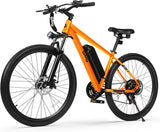 Qlife Racer Electric Bike for Adults - 21-Speed Mountain Lightweight Ebike with Peak 750W 22MPH Brushless Motor, 375Wh Removable Battery, 26X2.1 Tire Step Over E-MTB, Up to 40 Miles