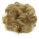 Messy Scrunchie Bun Voluminous Wavy Hairpiece Heat-resistant Synthetic Fibres Blond Mix