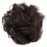 Messy Scrunchie Bun Voluminous Wavy Hairpiece Heat-resistant Synthetic Fibres Blond Mix