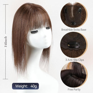 Hair Piece Wigs for Women Real Human Hair Swiss Lace Base Hand - Wigtrends