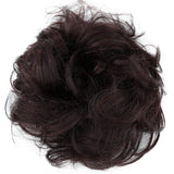 Messy Scrunchie Bun Voluminous Wavy Hairpiece Heat-resistant Synthetic Fibres Blond Mix