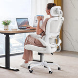 TRALT Office Chair Ergonomic Desk Chair, 330 LBS Home Mesh Office Desk Chairs with Wheels, Comfortable Gaming Chair, High Back Office Chair for Long Hours (Black)