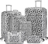 6-piece luggage set, expandable hardshell suitcase set with spinner wheels, lightweight rolling luggage set