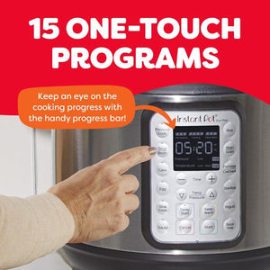 9 - in - 1 Multicooker, Pressure Cooker, Slow Cook, Rice Maker, Steamer, Sauté, Yogurt, Warmer & Sterilizer, Includes App With Over 800 Recipes, Stainless Steel, 6 Quarts - Wigtrends