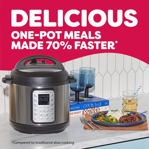 9 - in - 1 Multicooker, Pressure Cooker, Slow Cook, Rice Maker, Steamer, Sauté, Yogurt, Warmer & Sterilizer, Includes App With Over 800 Recipes, Stainless Steel, 6 Quarts - Wigtrends
