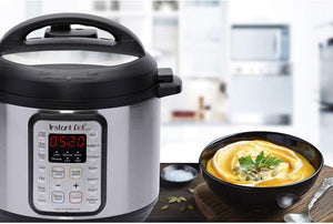 9 - in - 1 Multicooker, Pressure Cooker, Slow Cook, Rice Maker, Steamer, Sauté, Yogurt, Warmer & Sterilizer, Includes App With Over 800 Recipes, Stainless Steel, 6 Quarts - Wigtrends