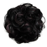 Messy Scrunchie Bun Voluminous Wavy Hairpiece Heat-resistant Synthetic Fibres Blond Mix