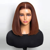 12 inches Bob Style Straight Highlight Human Hair Wig