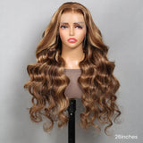 Charming Honey Blonde Body Wave Wig