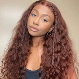 Reddish Brown Body Wave Loose Body Wave Wigs