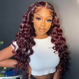 Unique Loose Wave Human Hair Long Lace Front Wig