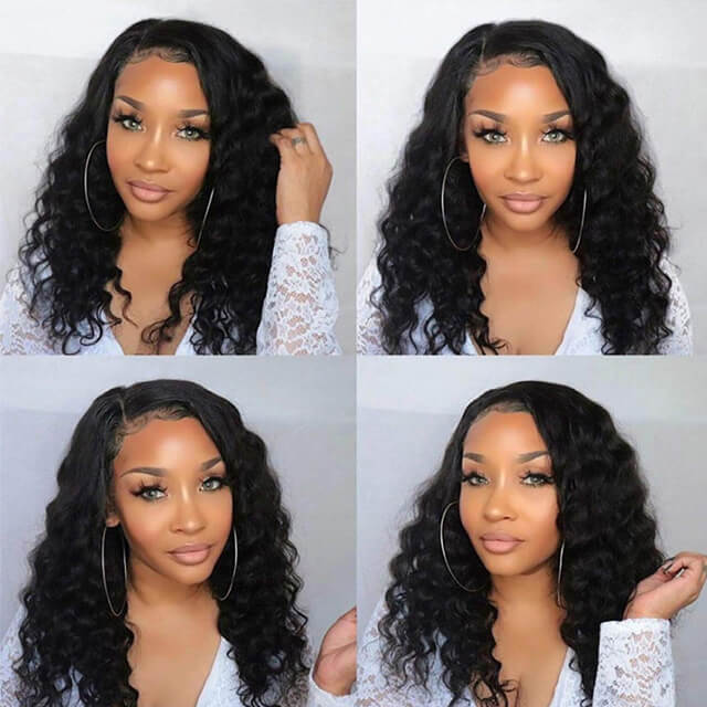 Unique Loose Wave Human Hair Long Lace Front Wig