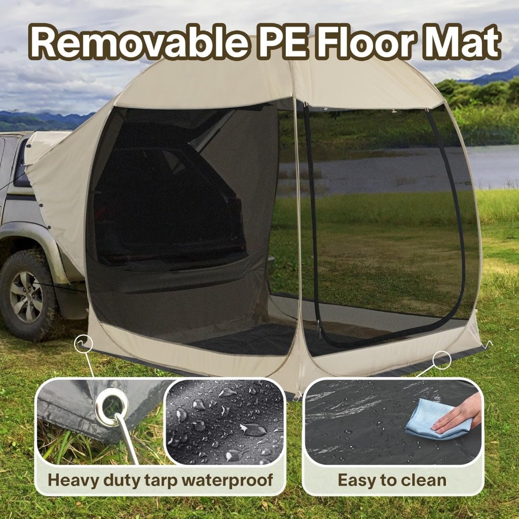Alvantor Screen House Gazebo, 6 - 10 - 15 Person Pop Up Igloo Screened Canopy Tent with Mosquito Netting Sides, Instant UV Resistant Sun Shelter for Garden, Patio, Backyard - Wigtrends