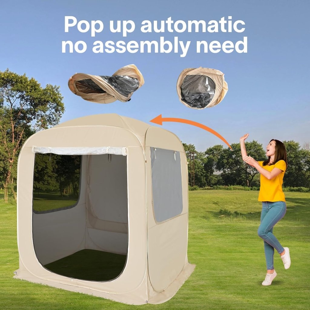Alvantor Screen House Gazebo, 6 - 10 - 15 Person Pop Up Igloo Screened Canopy Tent with Mosquito Netting Sides, Instant UV Resistant Sun Shelter for Garden, Patio, Backyard - Wigtrends