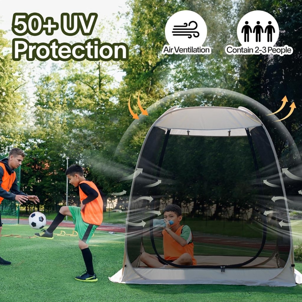 Alvantor Screen House Gazebo, 6 - 10 - 15 Person Pop Up Igloo Screened Canopy Tent with Mosquito Netting Sides, Instant UV Resistant Sun Shelter for Garden, Patio, Backyard - Wigtrends