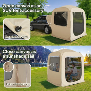 Alvantor Screen House Gazebo, 6 - 10 - 15 Person Pop Up Igloo Screened Canopy Tent with Mosquito Netting Sides, Instant UV Resistant Sun Shelter for Garden, Patio, Backyard - Wigtrends