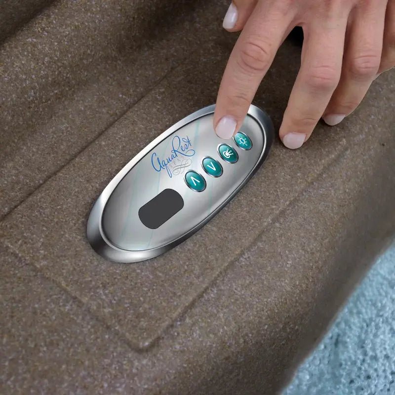 Aquarest Spas,Jet Square Plug And Play Hot Tub with Ozonator - Wigtrends