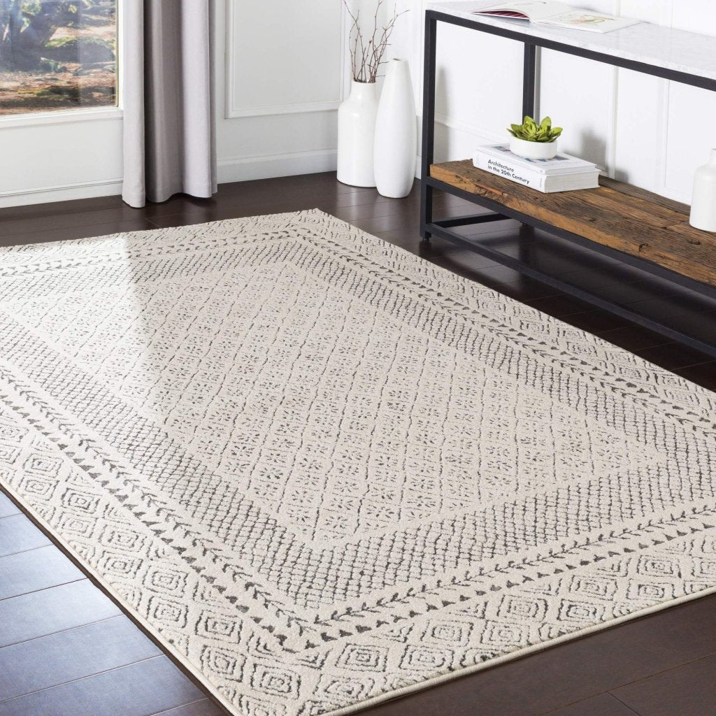 Artistic Weavers Melodie Boho Farmhouse Area Rug,7'10" x 10'2",Beige - Wigtrends