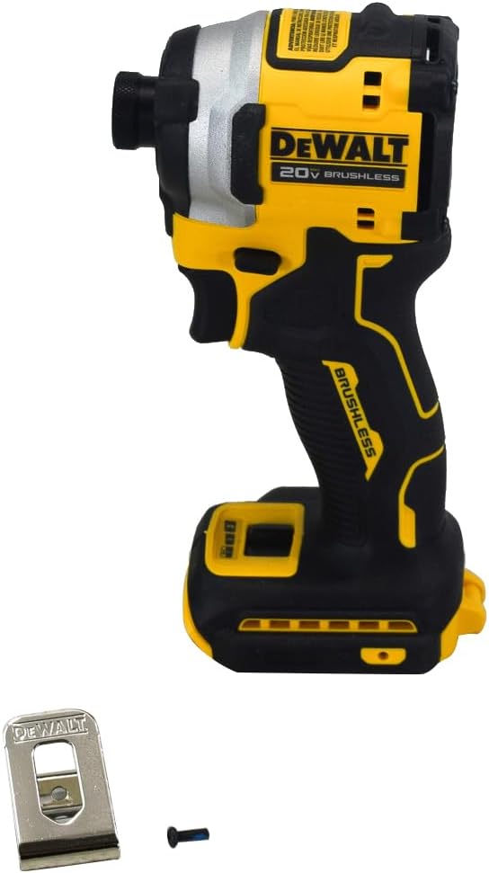ATOMIC 20V MAX Brushless Cordless Compact 0.25 - Inch Impact Driver Tool with Variable 3 - Speed Trigger (Black and Yellow) - Wigtrends
