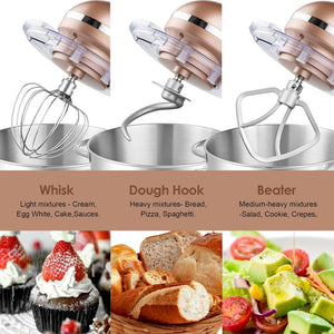 Aucma Stand Mixer,6.5 - QT 660W 6 - Speed Tilt - Head Food Mixer, Kitchen Electric Mixer with Dough Hook - Wigtrends