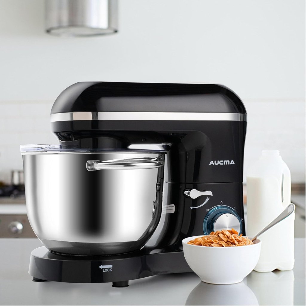 Aucma Stand Mixer,6.5 - QT 660W 6 - Speed Tilt - Head Food Mixer, Kitchen Electric Mixer with Dough Hook - Wigtrends