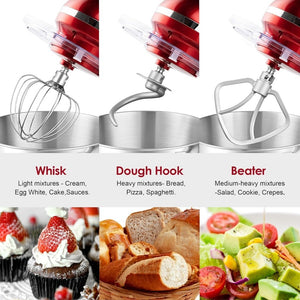Aucma Stand Mixer,6.5 - QT 660W 6 - Speed Tilt - Head Food Mixer, Kitchen Electric Mixer with Dough Hook - Wigtrends