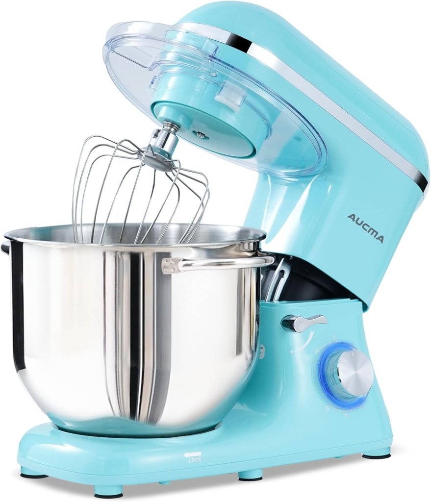 Aucma Stand Mixer,6.5 - QT 660W 6 - Speed Tilt - Head Food Mixer, Kitchen Electric Mixer with Dough Hook - Wigtrends