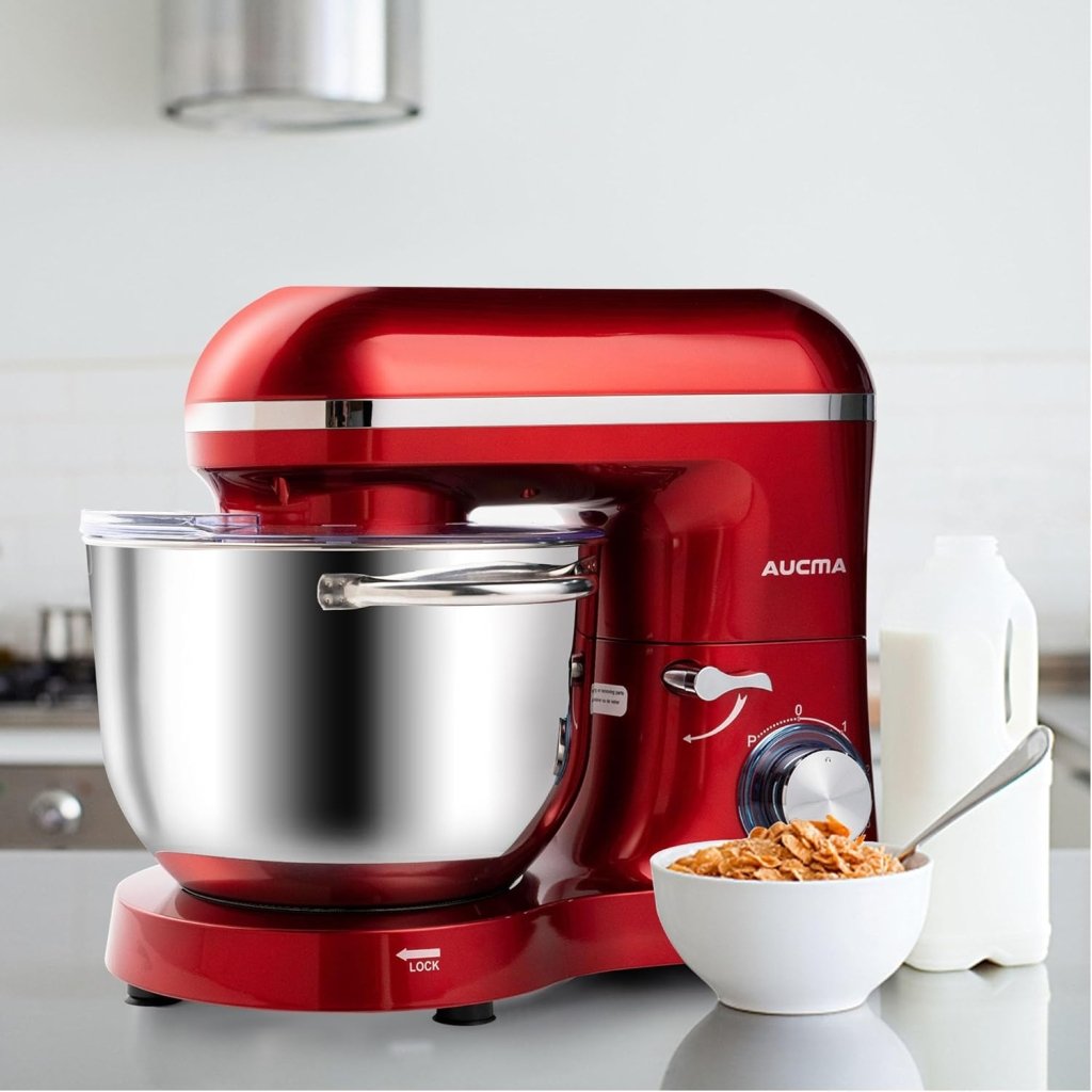 Aucma Stand Mixer,6.5 - QT 660W 6 - Speed Tilt - Head Food Mixer, Kitchen Electric Mixer with Dough Hook - Wigtrends