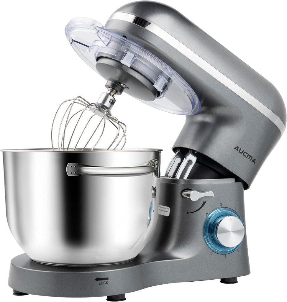 Aucma Stand Mixer,6.5 - QT 660W 6 - Speed Tilt - Head Food Mixer, Kitchen Electric Mixer with Dough Hook - Wigtrends