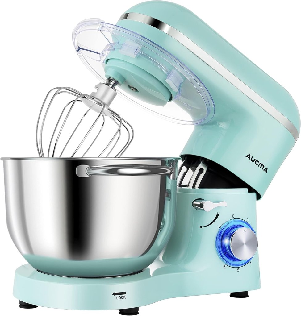Aucma Stand Mixer,6.5 - QT 660W 6 - Speed Tilt - Head Food Mixer, Kitchen Electric Mixer with Dough Hook - Wigtrends