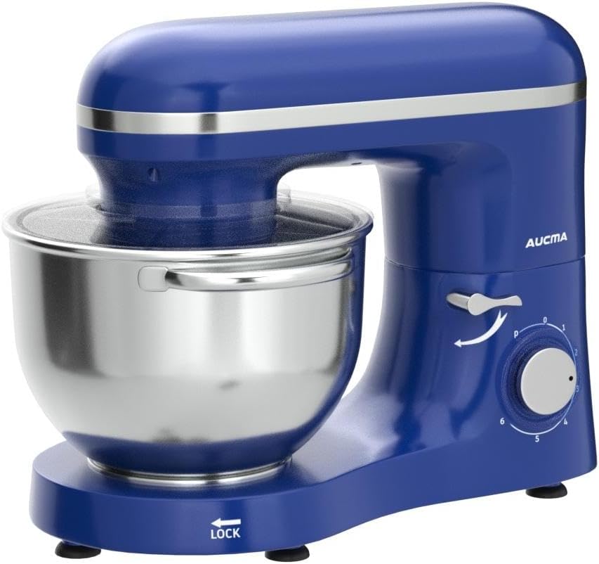 Aucma Stand Mixer,6.5 - QT 660W 6 - Speed Tilt - Head Food Mixer, Kitchen Electric Mixer with Dough Hook - Wigtrends