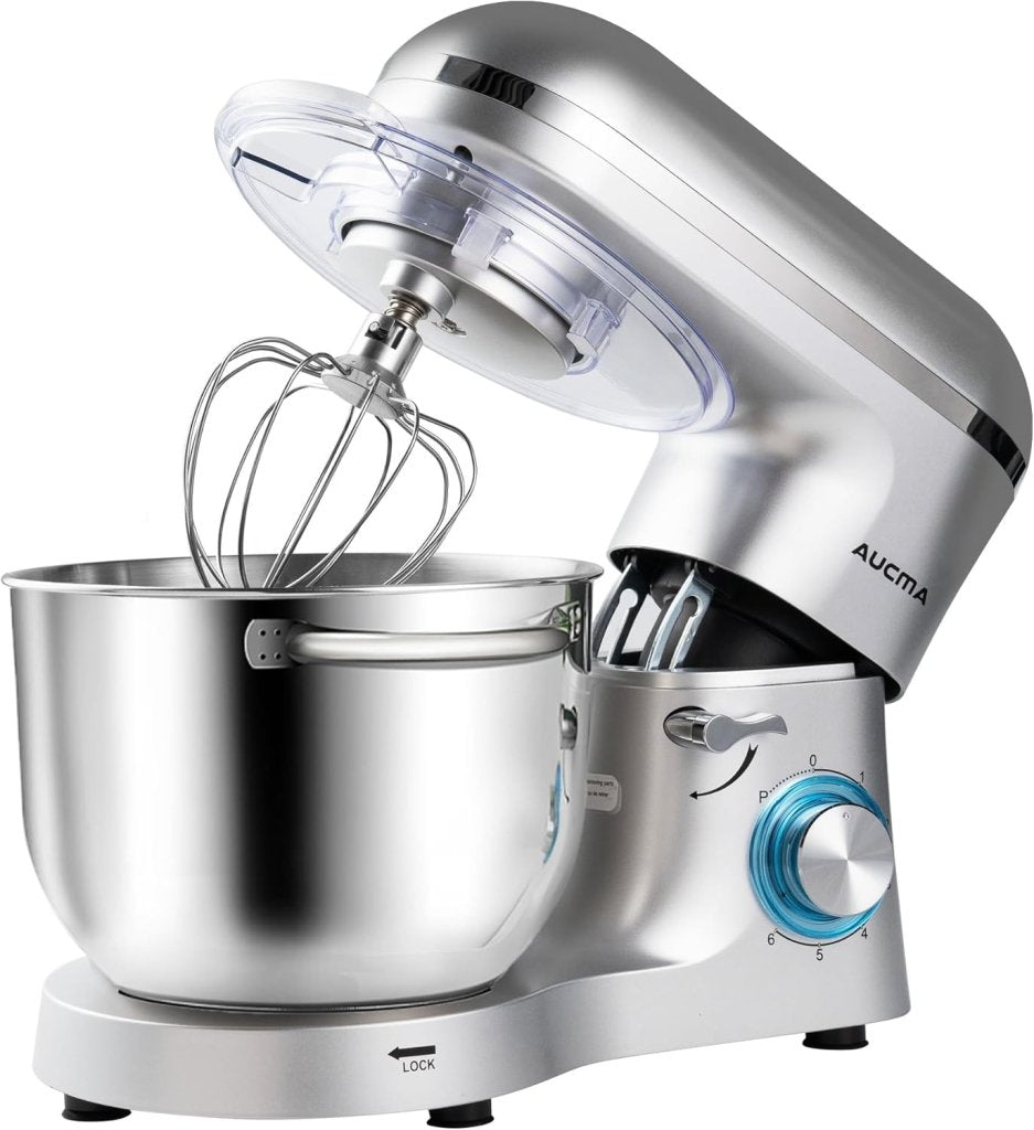 Aucma Stand Mixer,6.5 - QT 660W 6 - Speed Tilt - Head Food Mixer, Kitchen Electric Mixer with Dough Hook - Wigtrends