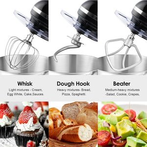 Aucma Stand Mixer,6.5 - QT 660W 6 - Speed Tilt - Head Food Mixer, Kitchen Electric Mixer with Dough Hook - Wigtrends
