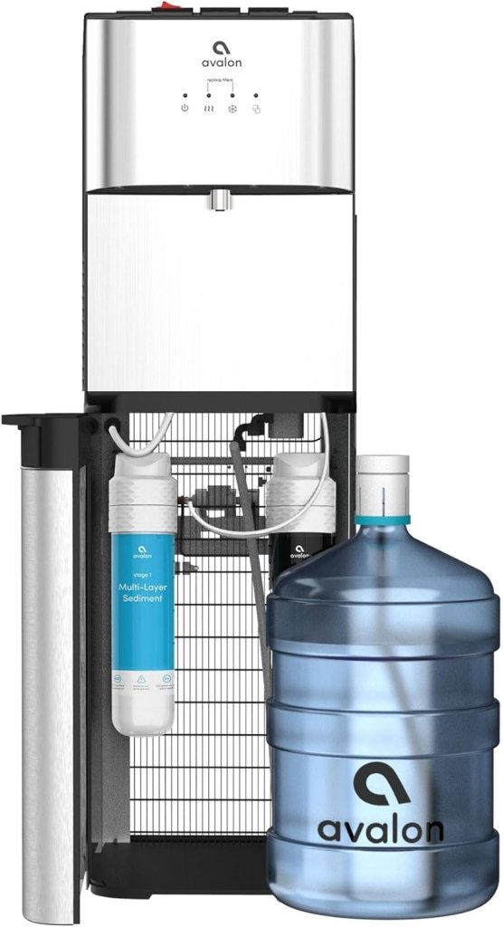 Avalon A3F Bottom Loading Water Cooler Dispenser with BioGuard - 3 Temperature Settings - UL - Filtered - Wigtrends
