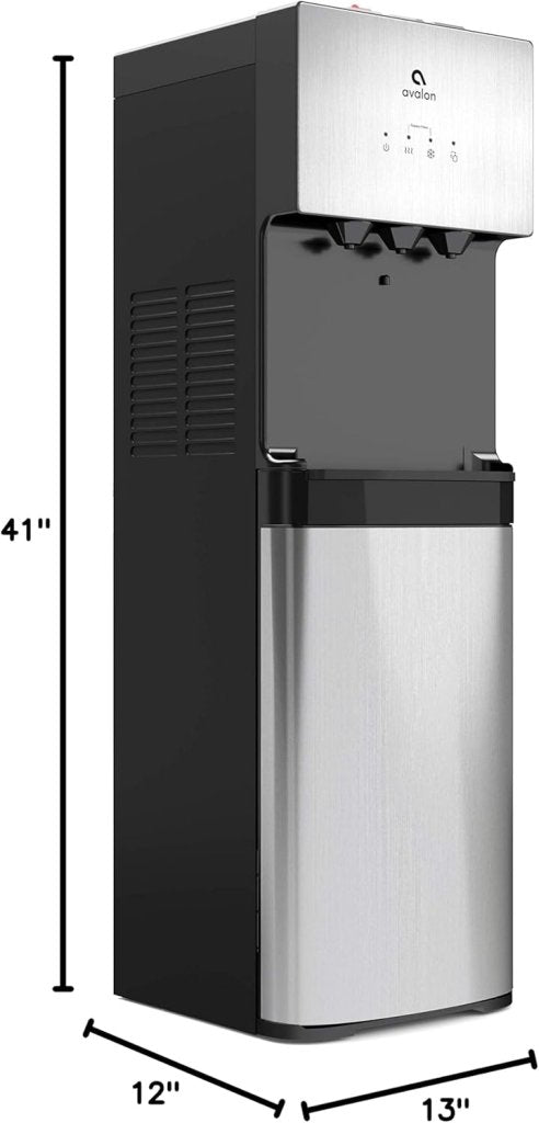 Avalon A3F Bottom Loading Water Cooler Dispenser with BioGuard - 3 Temperature Settings - UL - Filtered - Wigtrends