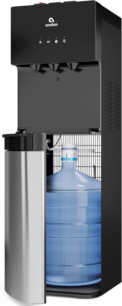 Avalon Bottom Loading Water Cooler Water Dispenser with BioGuard - 3 Temperature Settings - Hot, Cold & Room Water, Durable Stainless Steel Construction, Anti - Microbial Coating - UL Listed - Wigtrends