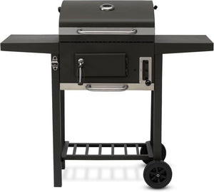 Barbecue a carbonella Toronto Click antracite/acciaio inossidabile - Wigtrends