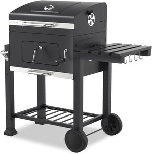 Barbecue a carbonella Toronto Click antracite/acciaio inossidabile - Wigtrends