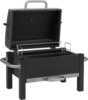 Barbecue a carbonella Toronto Click antracite/acciaio inossidabile - Wigtrends