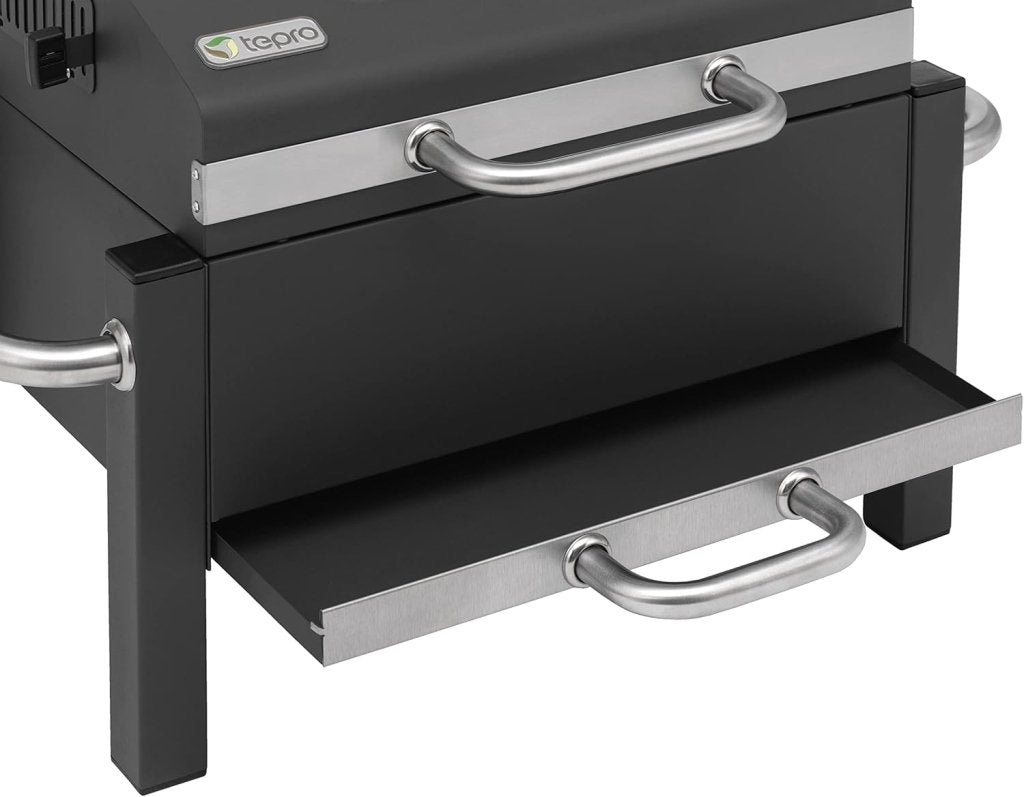Barbecue a carbonella Toronto Click antracite/acciaio inossidabile - Wigtrends