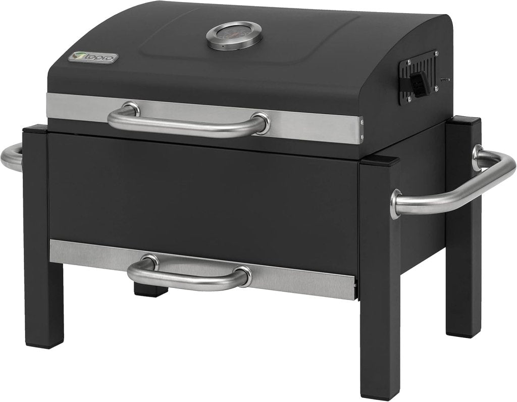 Barbecue a carbonella Toronto Click antracite/acciaio inossidabile - Wigtrends