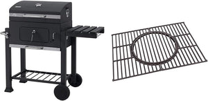 Barbecue a carbonella Toronto Click antracite/acciaio inossidabile - Wigtrends
