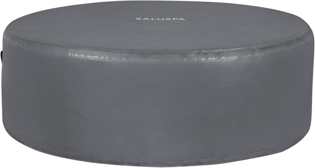 Bestway SaluSpa Miami EnergySense AirJet Inflatable Hot Tub Spa (71" x 26") | Portable Hot Tub with 2 Covers (1 Energy - Efficient Thermal Cover and 1 Standard Cover) | Fits Up to 2 - 4 Persons | Black - Wigtrends