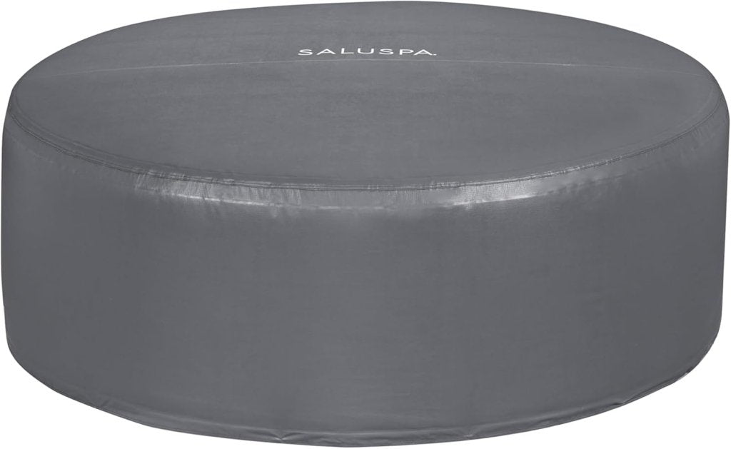 Bestway SaluSpa Miami EnergySense AirJet Inflatable Hot Tub Spa (71" x 26") | Portable Hot Tub with 2 Covers (1 Energy - Efficient Thermal Cover and 1 Standard Cover) | Fits Up to 2 - 4 Persons | Black - Wigtrends