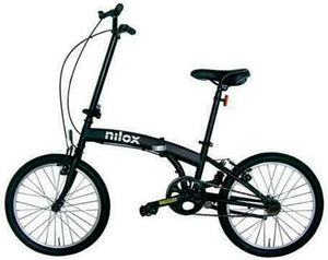 Bici Pieghevole, Facile da Trasportare, Design Moderno, con Telaio Opaco in Acciaio, Bicicletta Leggera, 12 kg di Peso, con Cerchi in Alluminio da 20" - Wigtrends