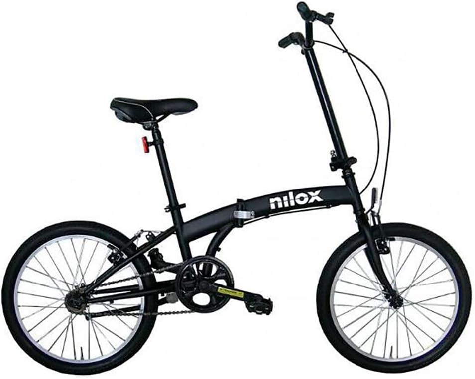 Bici Pieghevole, Facile da Trasportare, Design Moderno, con Telaio Opaco in Acciaio, Bicicletta Leggera, 12 kg di Peso, con Cerchi in Alluminio da 20" - Wigtrends