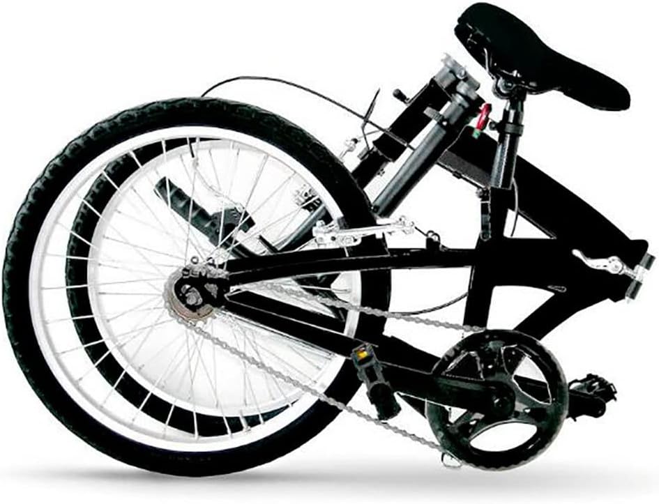 Bici Pieghevole, Facile da Trasportare, Design Moderno, con Telaio Opaco in Acciaio, Bicicletta Leggera, 12 kg di Peso, con Cerchi in Alluminio da 20" - Wigtrends