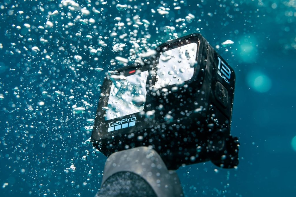 Black - Waterproof Action Camera with 5.3K60 Video, 27MP Photo + Compatability with HB - Series Lenses - Wigtrends